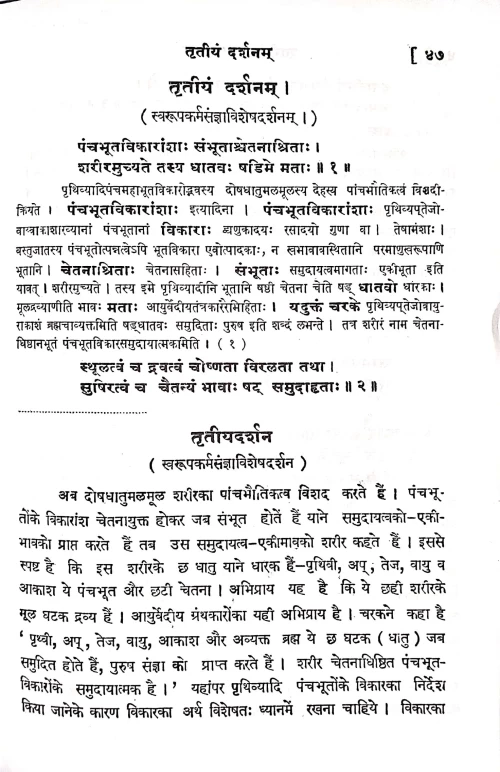 Shariratattva Darshanam Nam Vatadidosha Vijnanam